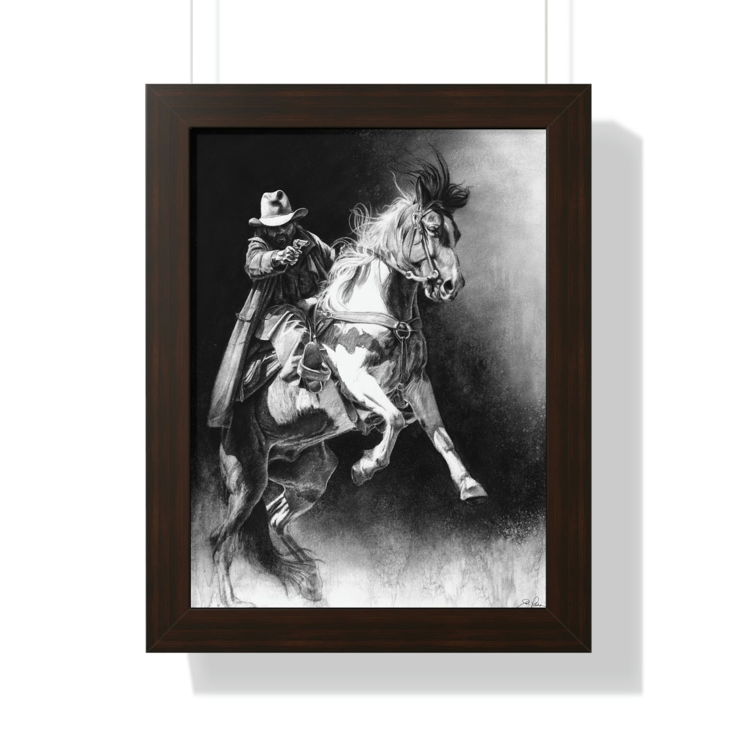 "Rough Rider" Framed Paper Print