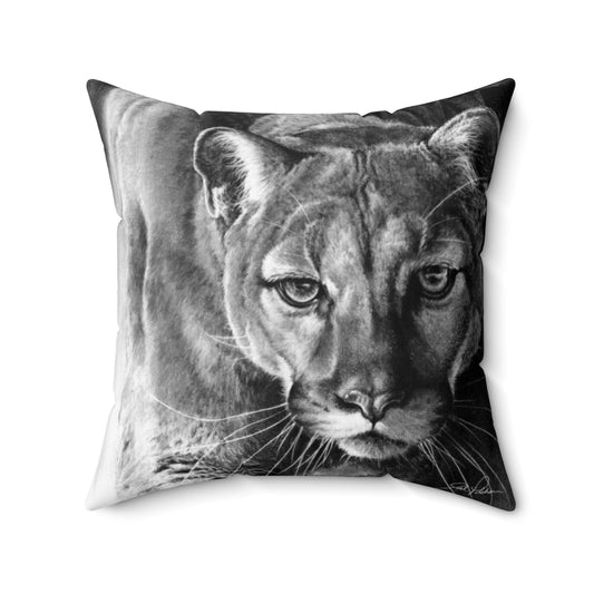 "Watcher in the Woods" Square Pillow