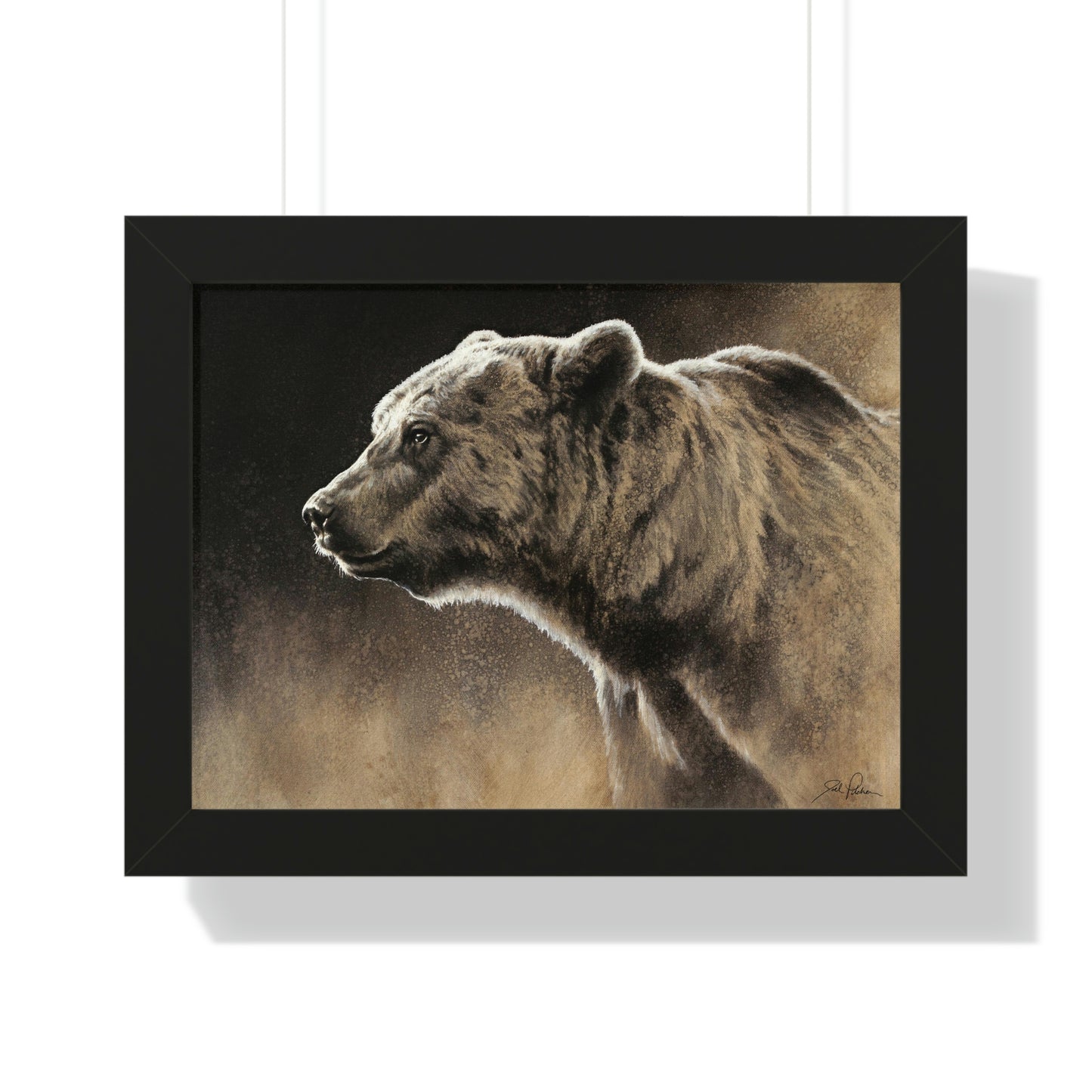 "Grizzly" Framed Paper Print