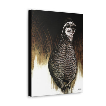 "Call of the Uplands Quail" Gallery Wrapped Canvas