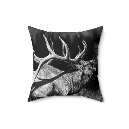 "Firebull" Square Pillow