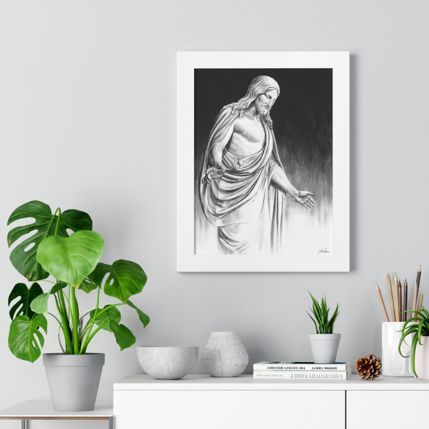 "Come Unto Me" Framed Paper Print