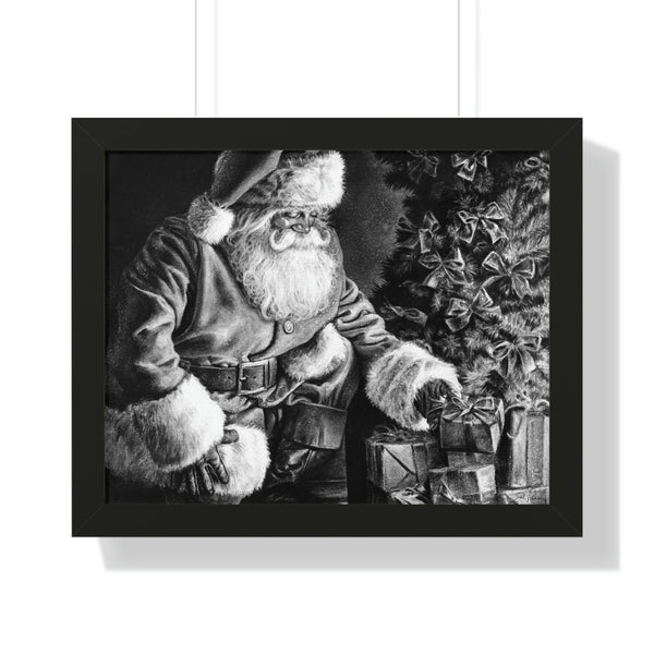 "Secret Santa" Framed Paper Print