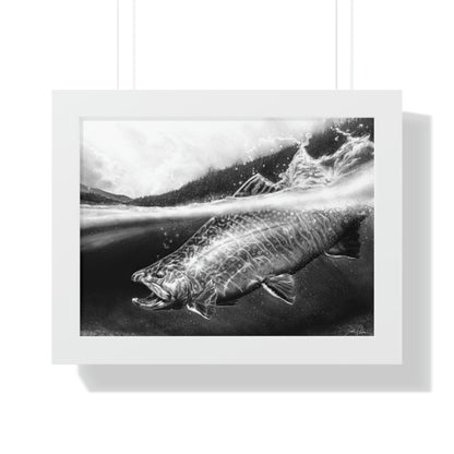 "Brook Trout" Framed Paper Print