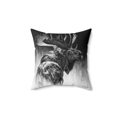 "Bull Moose" Square Pillow