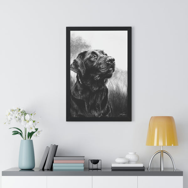 "Labrador" Framed Paper Print