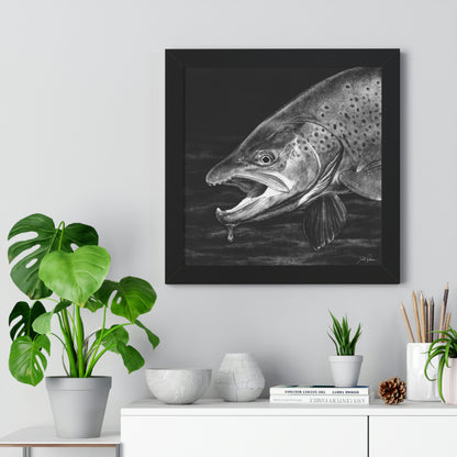 "Brown Trout" Framed Paper Print