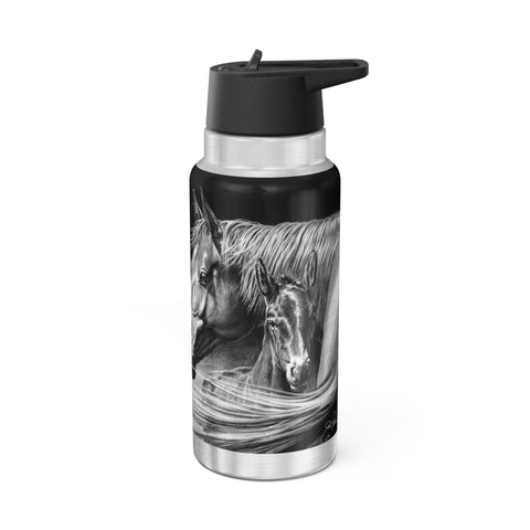 "Safe and Sound" 32oz Stainless Steel Bottle