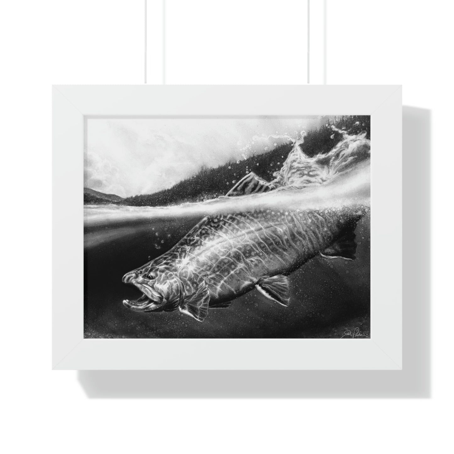 "Brook Trout" Framed Paper Print