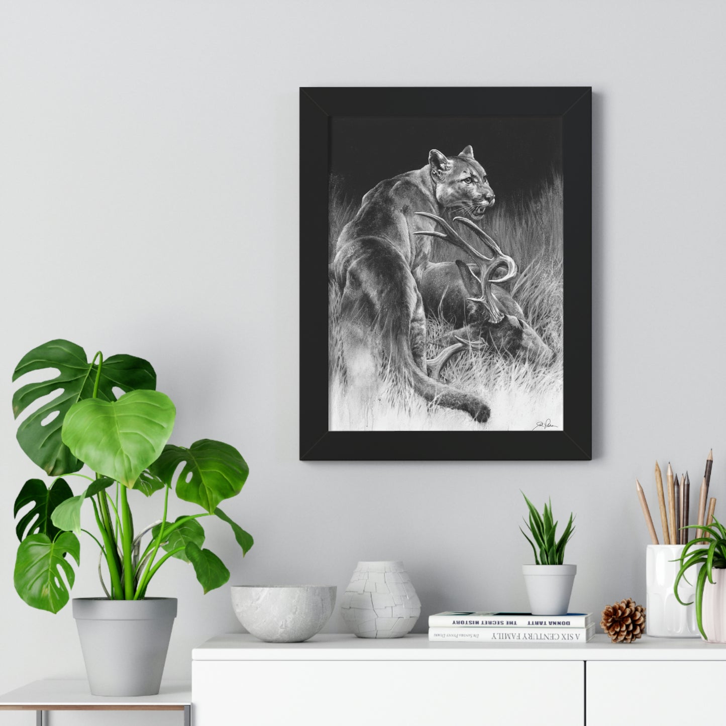 "Food Chain" Framed Paper Print