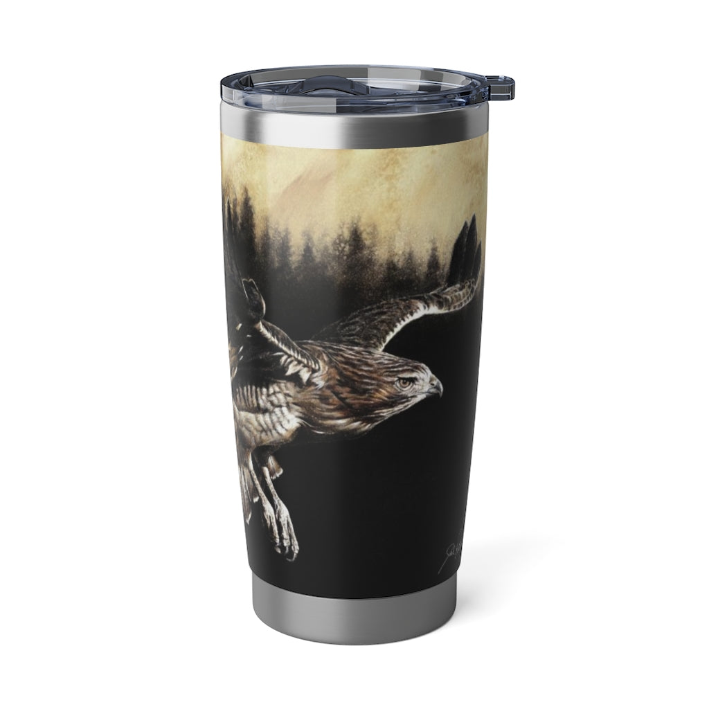 "Red Tailed Hawk" 20oz Stainless Steel Tumbler