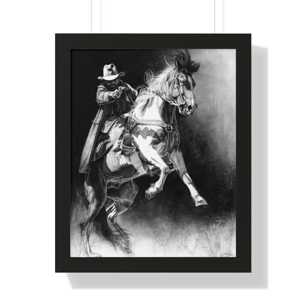 "Rough Rider" Framed Paper Print