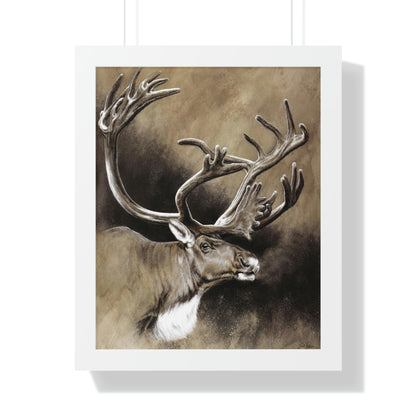 "Caribou" Framed Paper Print