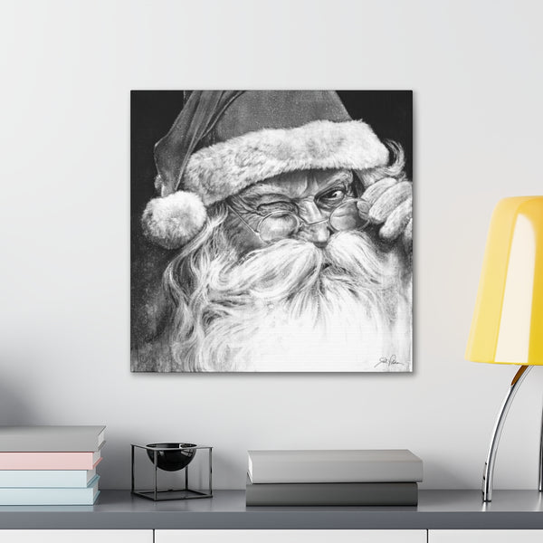 "Ol' Saint Nick" Gallery Wrapped Canvas