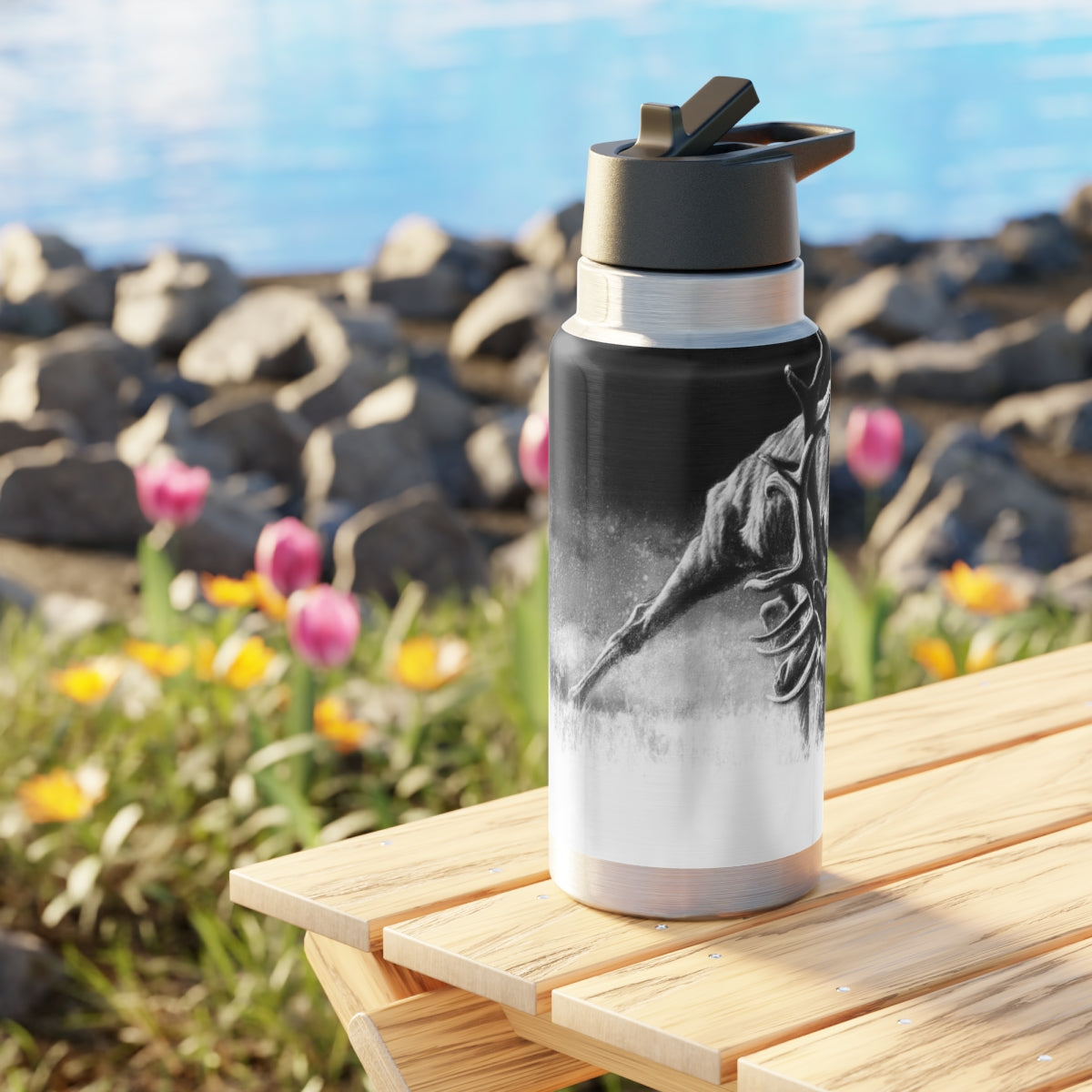 "Clash of the Titans" 32oz Stainless Steel Bottle