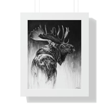 "Bull Moose" Framed Paper Print