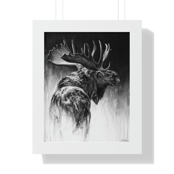 "Bull Moose" Framed Paper Print