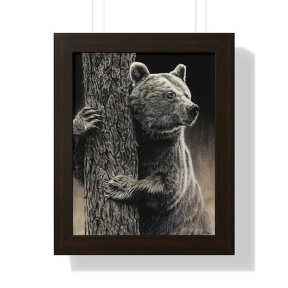 "Bear Hug" Framed Paper Print