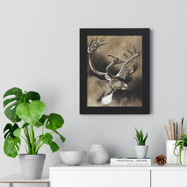 "Caribou" Framed Paper Print