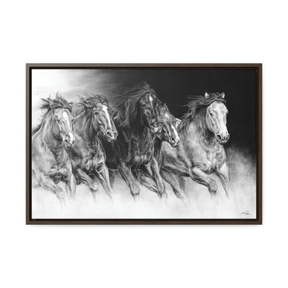 "Wild Bunch" Gallery Wrapped/Framed Canvas