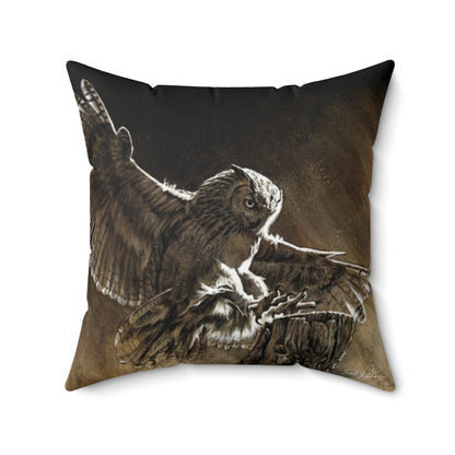 "Night Shift" Square Pillow