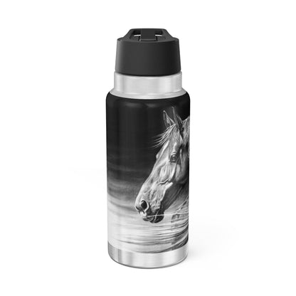 "Safe and Sound" 32oz Stainless Steel Bottle