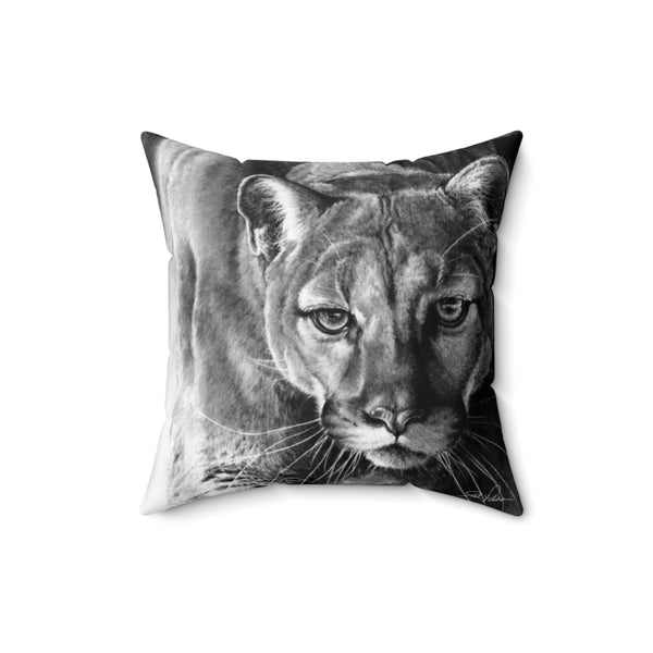 "Watcher in the Woods" Square Pillow