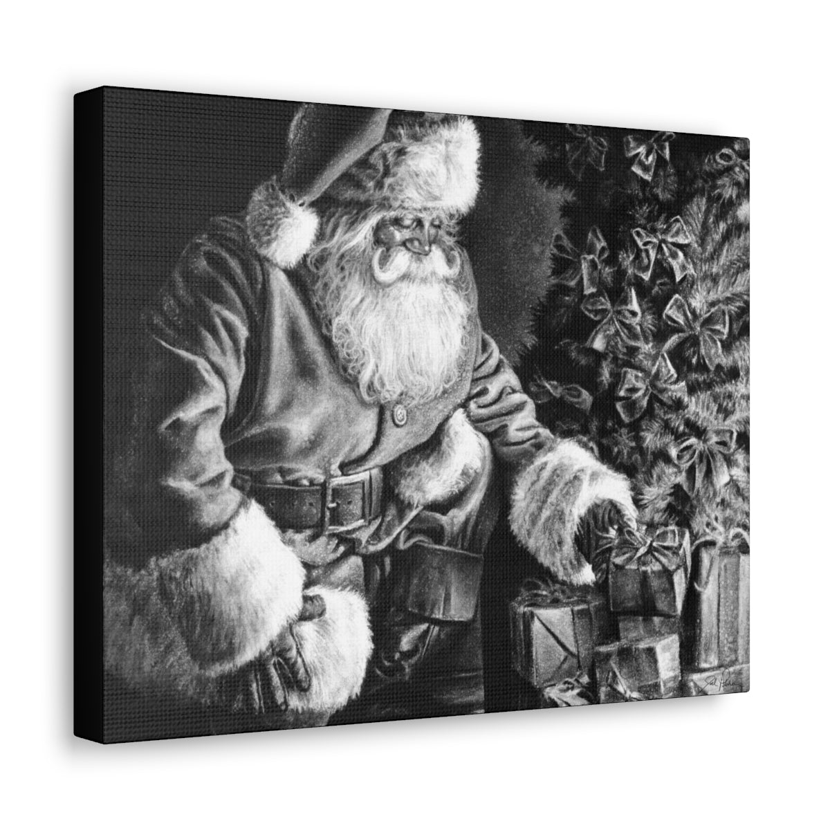 "Secret Santa" Gallery Wrapped Canvas