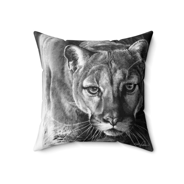 "Watcher in the Woods" Square Pillow