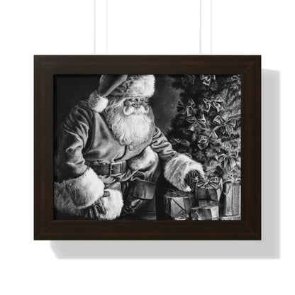 "Secret Santa" Framed Paper Print