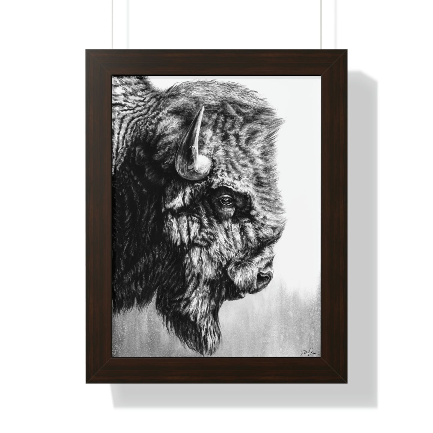 "Headstrong" Framed Paper Print