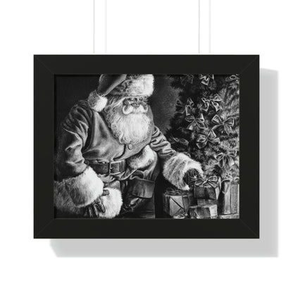 "Secret Santa" Framed Paper Print