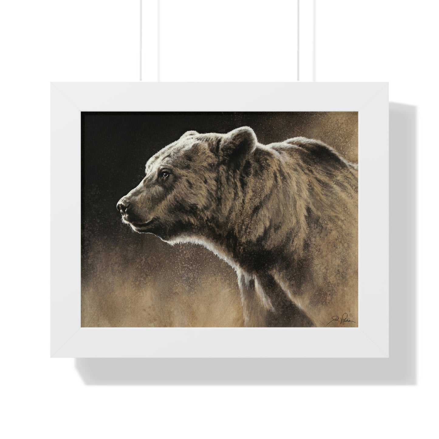 "Grizzly" Framed Paper Print