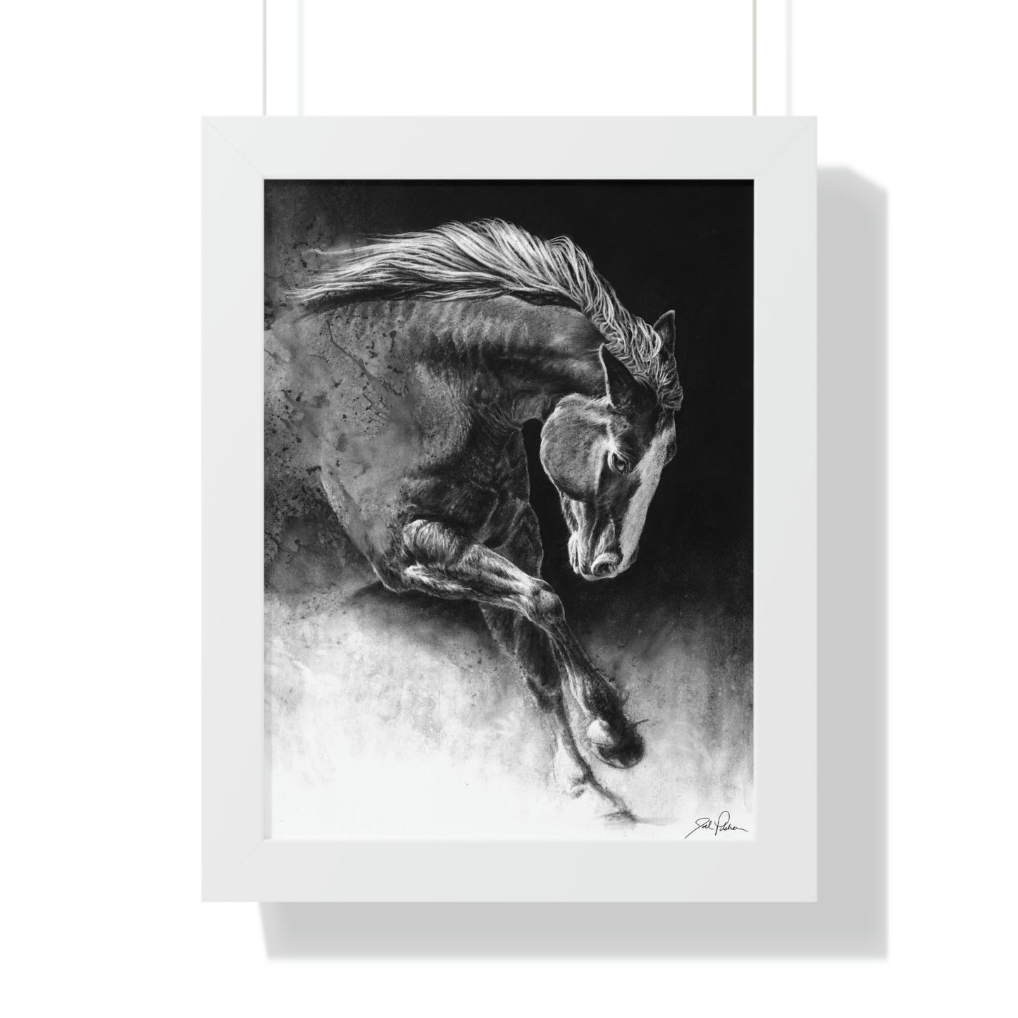 "Unbridled" Framed Paper Print