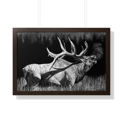 "Firebull" Framed Paper Print