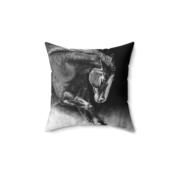 "Unbridled" Square Pillow