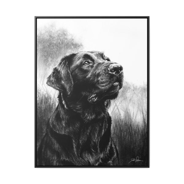 "Labrador Retriever" Gallery Wrapped/Framed Canvas
