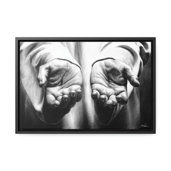 "His Hands" Gallery Wrapped/Framed Canvas