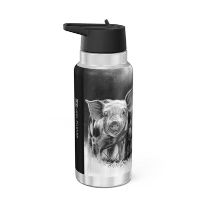 "Pig Tales" 32oz Stainless Steel Bottle