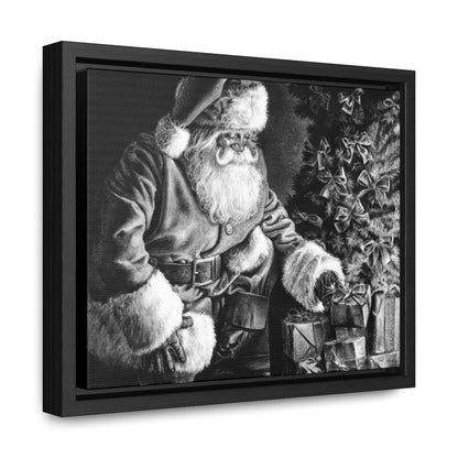 "Secret Santa" Gallery Wrapped/Framed Canvas