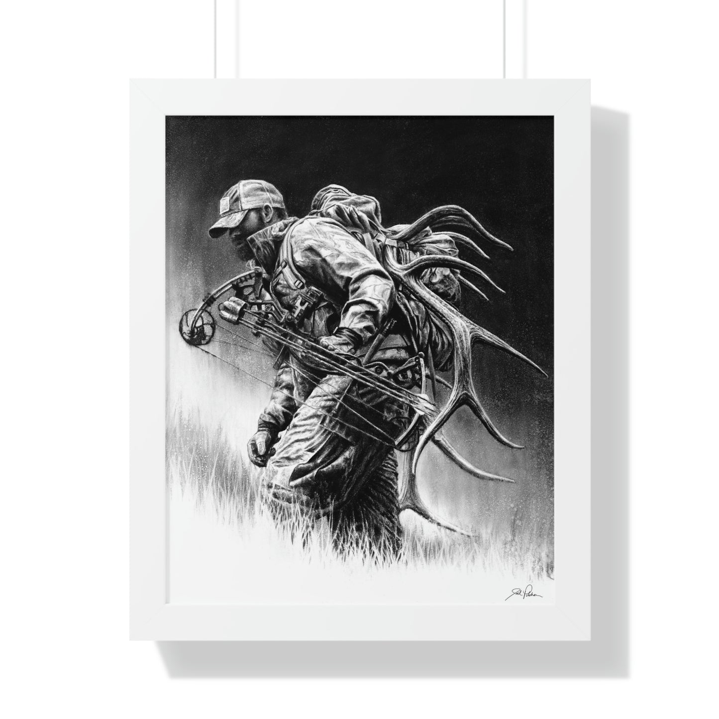 "Uphill Battle" Framed Paper Print