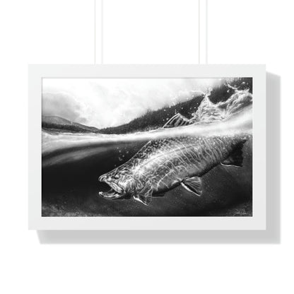 "Brook Trout" Framed Paper Print