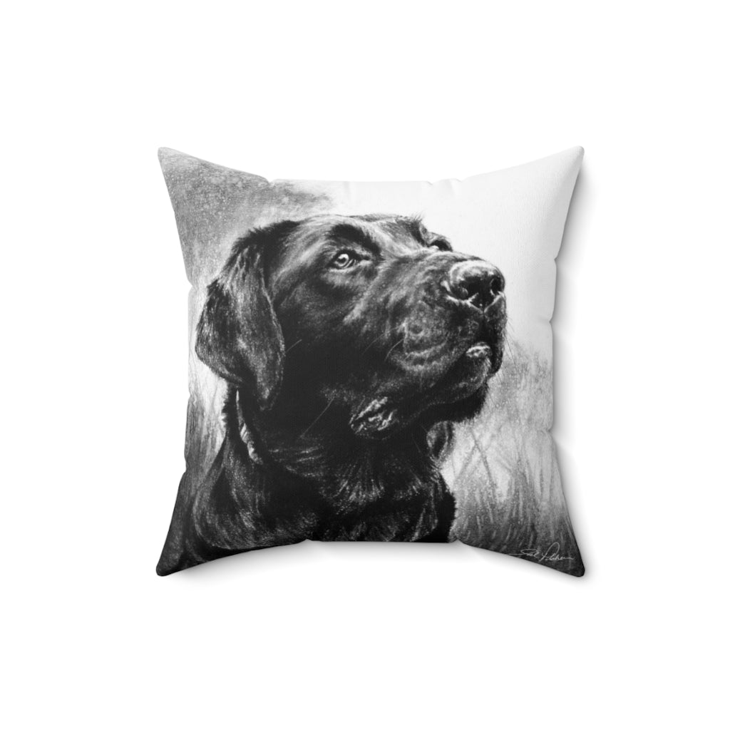 "Labrador Retriever" Square Pillow