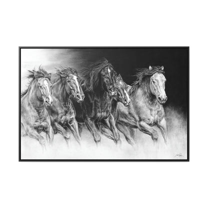 "Wild Bunch" Gallery Wrapped/Framed Canvas