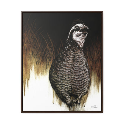 "Call of the Upland Quail" Gallery Wrapped/Framed Canvas