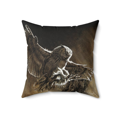 "Night Shift" Square Pillow