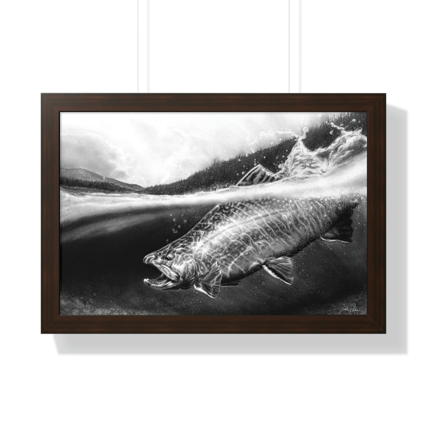 "Brook Trout" Framed Paper Print