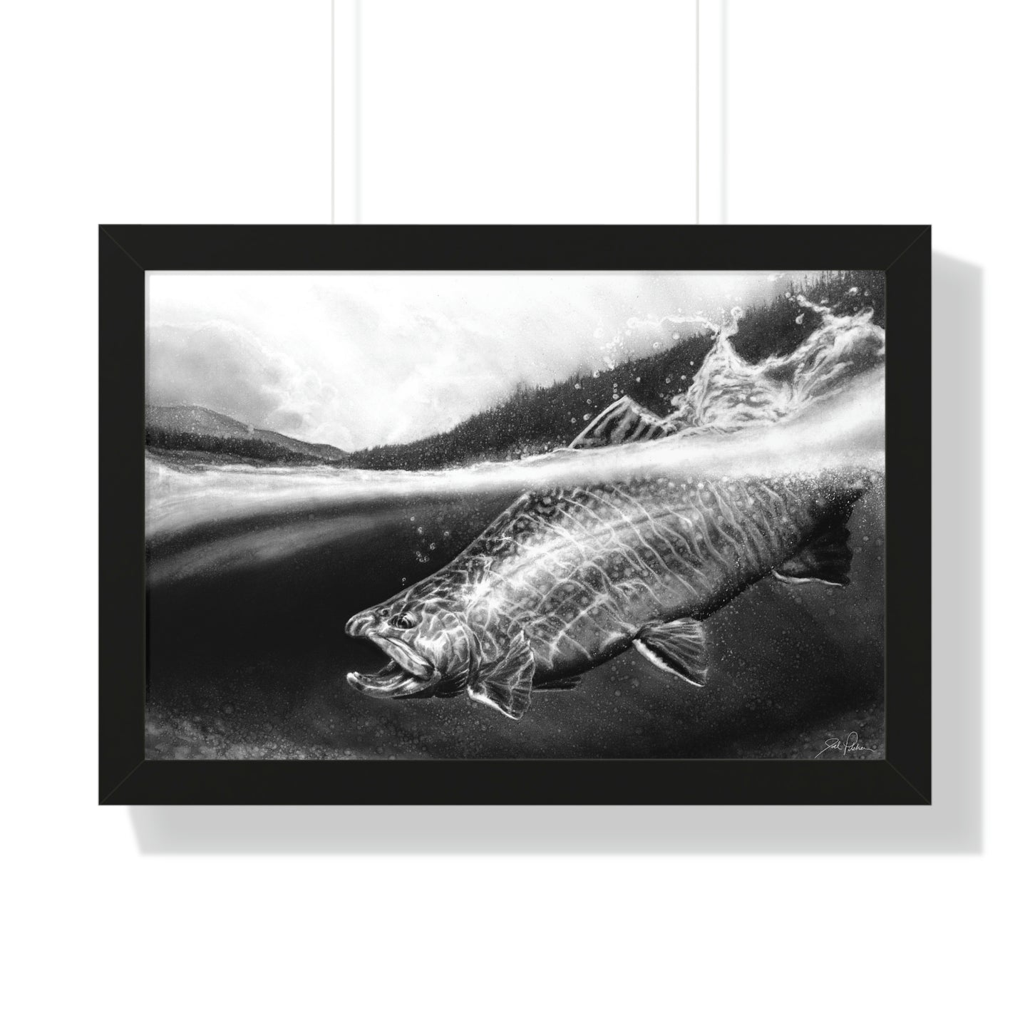 "Brook Trout" Framed Paper Print