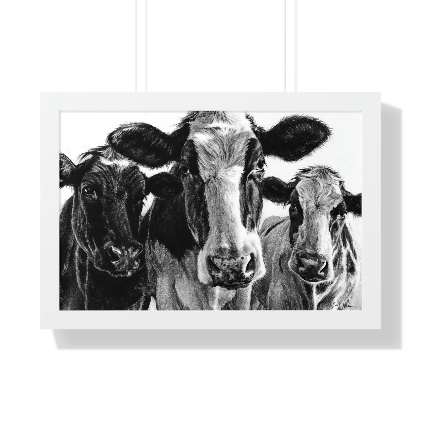 "Milk Maids" Framed Paper Print