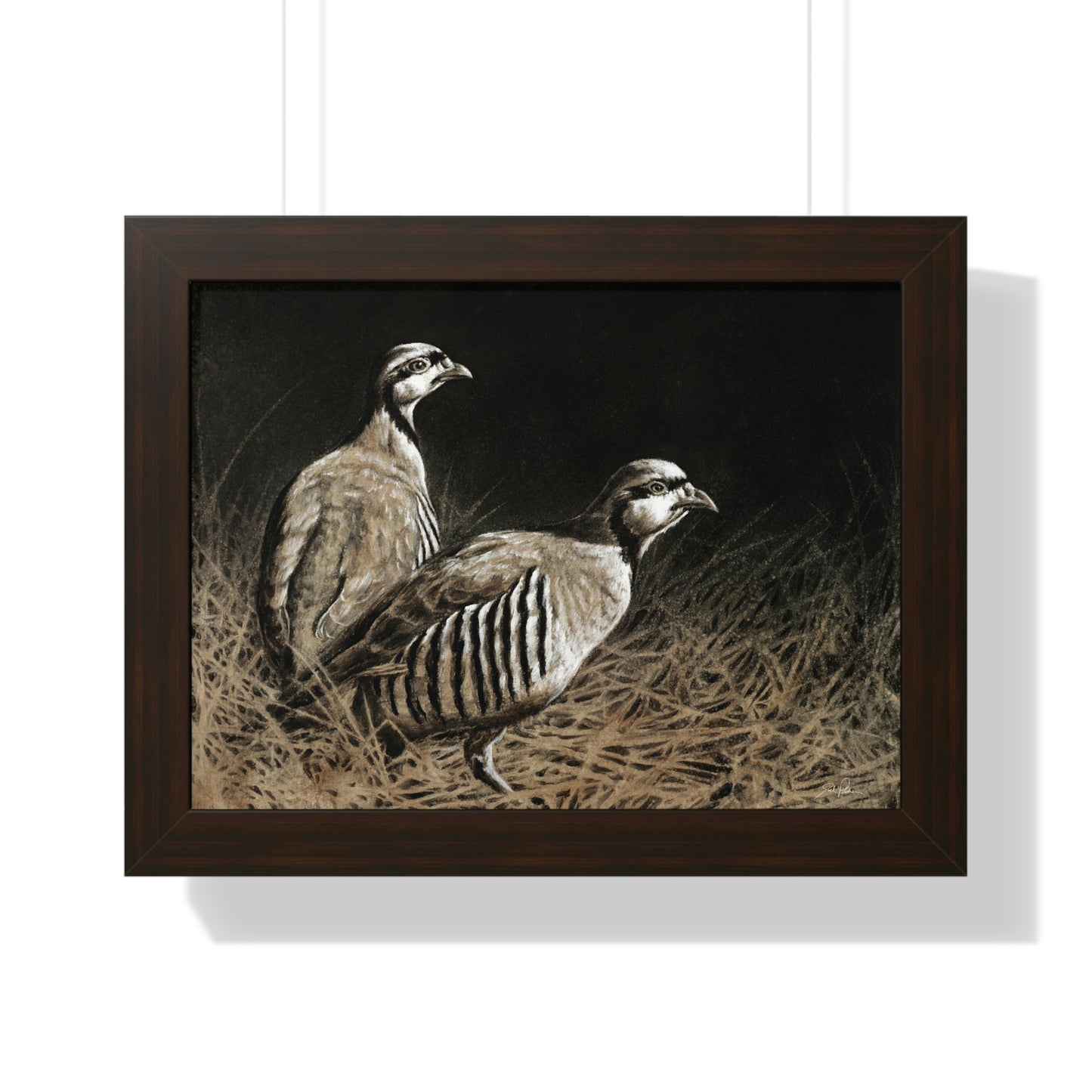 "Chukars" Framed Paper Print